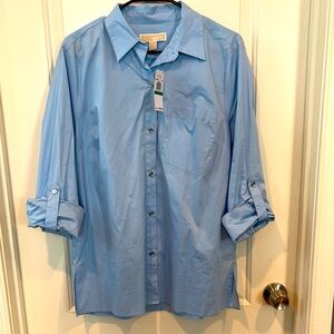 Michael Kors | Light Blue Button Down Shirt | Size L